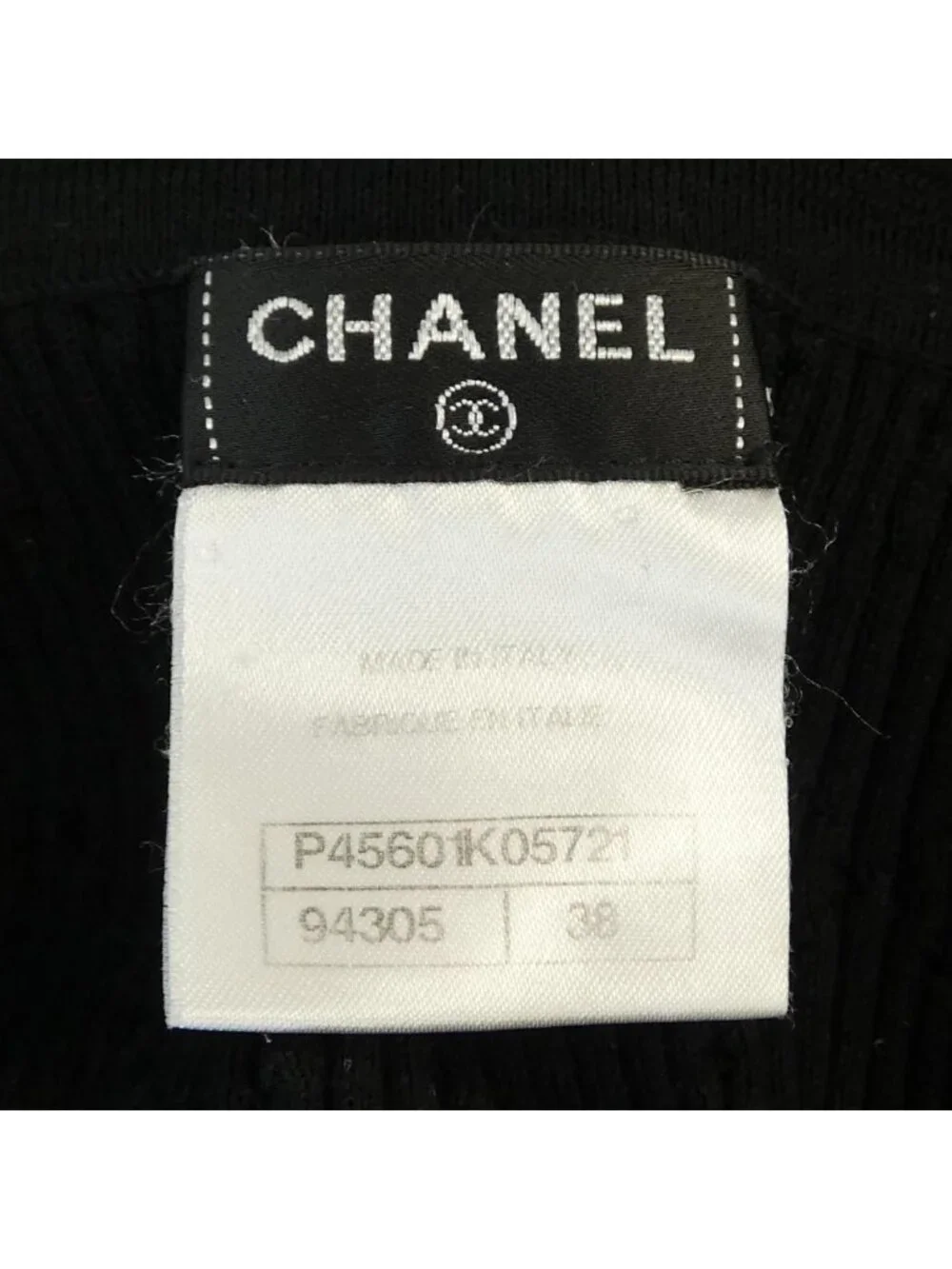 Chanel Knit Sweater Black